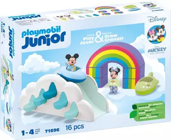 Playmobil JUNIOR & Disney - Micky Maus' & Minnie Maus' Wolkenhaus (71696)