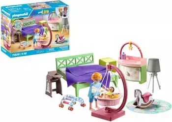 Playmobil My Life - Schlafzimmer mit Babyspielecke (71609)