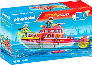Playmobil Action Heroes - Feuerl&ouml;schboot (71598)