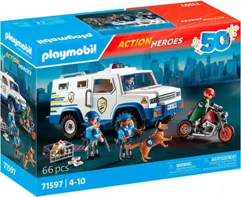 Playmobil Action Heroes Geldtransporter (71597)