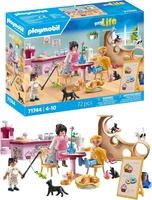 PLAYMOBIL 71744, PLAYMOBIL 71744 Animal cafe e Mehrfarbig Kunststoff