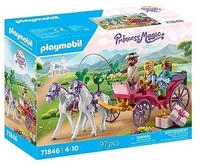 Playmobil Konstruktions-Spielset "Kutschfahrt mit Prinzessin und Prinz (71846),