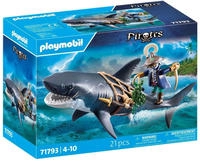 playmobil Spielset PIRATES 71793, ab 4 Jahre, Gefahr durch Riesenhai, 21 Teile