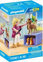 Playmobil Konstruktions-Spielset "Hundefriseurin (71747), Playmobil My Life"