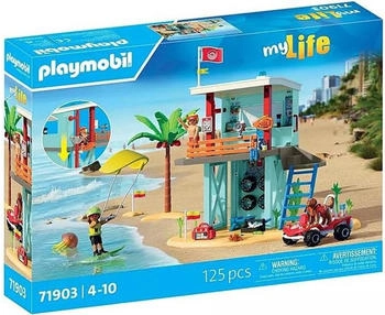 Playmobil My Life Vacation on The Beach Rettungsturm mit Beach Buggy (71903)