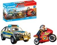 Playmobil 71875, Playmobil Verfolgungsjagd mit Polizei Pick-Up (71875, Playmobil City