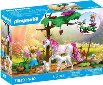 Playmobil Zauberhafter Einhorn-Stall für Mama und Fohlen 71839
