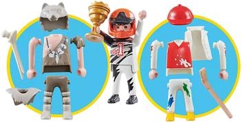 Playmobil Play Set 3 IN 1 Figure (Prehistoric Formula 1 Moto GP Painter)