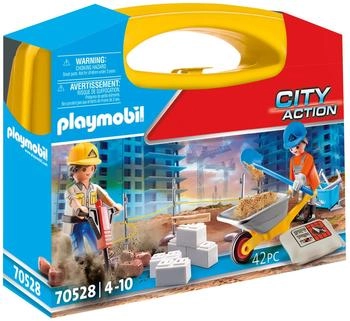 Playmobil City Life 70528 Carrying Case Construction Site for Children from 4 Years