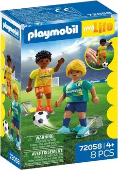Playmobil 72058 myLife Fu&szlig;ballspieler und Fu&szlig;ballspielerin 72058