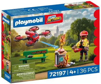Playmobil Feuerwehr-L&ouml;schdrohne