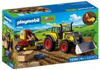 Playmobil Konstruktions-Spielset "Gro&szlig;er Traktor mit Kartoffelroder (72161),