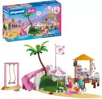 Playmobil Konstruktions-Spielset "PLAYMOBIL x Barbie&trade; Strand Caf&eacute; (72121),