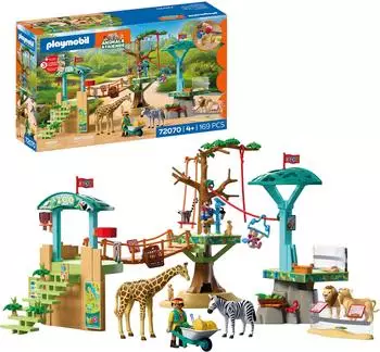 Playmobil 72070 Animals & Friends Zoo: Wildnis-Kletterpark