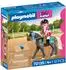 Playmobil Equestrian Show Jumping Toy Playset with Accessories