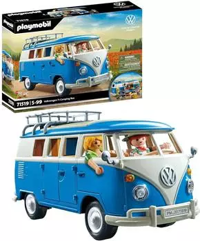 Playmobil VW T1 Campingbus, blau (71519)