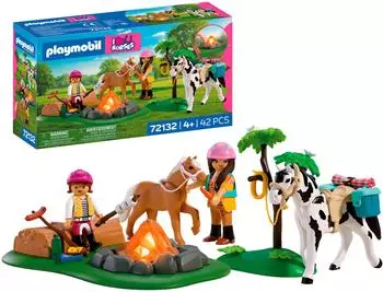 Playmobil I Love Horses Reitausflug mit Lagerfeuer (72132)