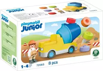 Playmobil Junior Betonmischer Konstruktions-Spielset (72083)