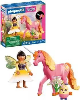 Playmobil Einhorn Zaubermorgen mit Fee (72218)