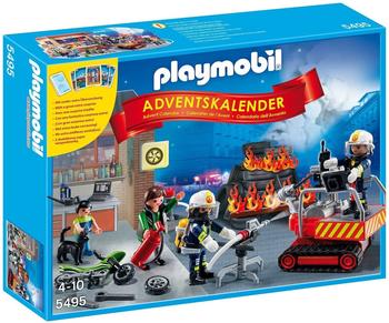 Playmobil Adventskalender Feuerwehreinsatz mit Kartenspiel