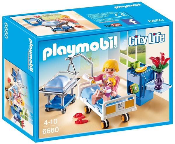 Playmobil City Life - Krankenzimmer mit Babybett (6660)