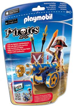 Playmobil Blaue App-kanone mit Piraten-Offizier (6164)