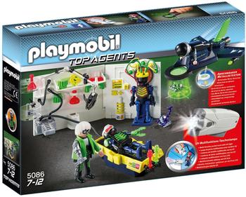 Playmobil Top Agents - Agentenlabor mit Flieger (5086)