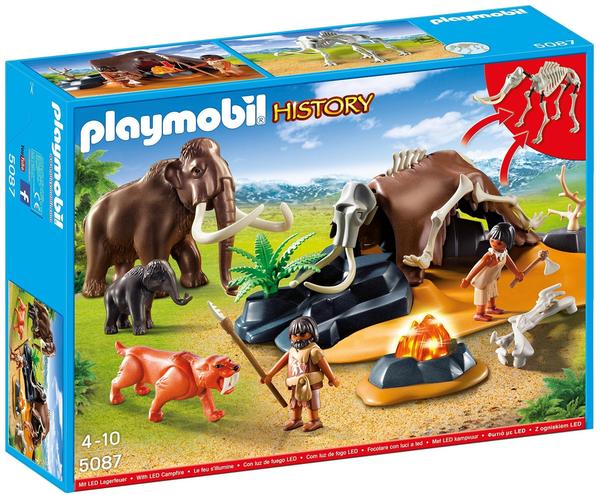 Playmobil History - Steinzeitlager mit Feuer (5087)