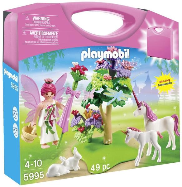 Playmobil Koffer Blumenfee mit Einhornfamilie (5995)