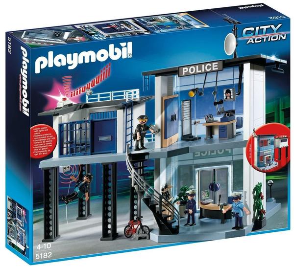 Playmobil City Action Polizei-Komandostation mit Alarmanlage (5182)