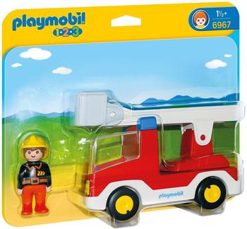 Playmobil 1.2.3 - Feuerwehrleiterfahrzeug (6967)