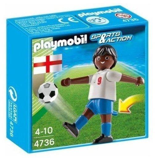 Playmobil Fußball-Freizeit Fußballspieler England dunkelhäutig (4736)