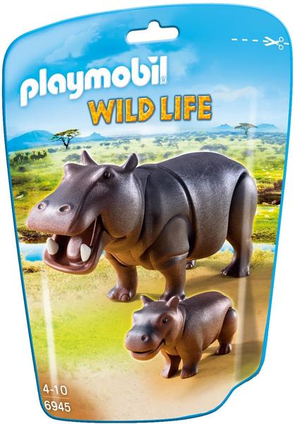 Playmobil Wild Life - Nilpferd mit Baby (6945)