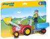 Playmobil 6964, Playmobil Traktor mit Anhänger (6964, Playmobil 1.2.3)