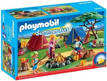 Playmobil Summer Fun - Zeltlager mit LED-Lagerfeuer (6888)