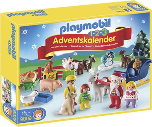 Playmobil 1.2.3 Adventskalender Weihnacht auf dem Bauernhof (9009)