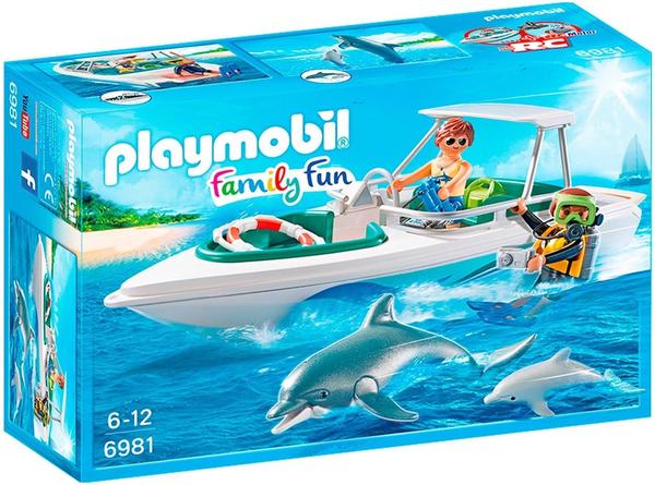 Playmobil Family Fun - Tauchausflug mit Sportboot (6981)
