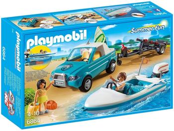 Playmobil Summer Fun - Surfer-Pickup mit Speedboat (6864)