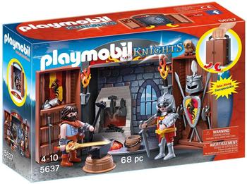 Playmobil Knights - Aufklapp-Spielbox "Ritterschmiede" (5637)