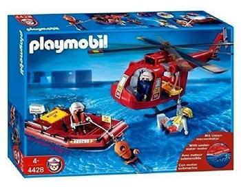 Playmobil Citylife-Rettung SOS-Helikopter mit Rettungsboot (4428)
