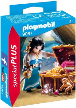 Playmobil Piratin mit Schatztruhe (9087)