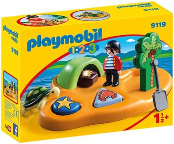Playmobil 1.2.3 - Pirateninsel (9119)