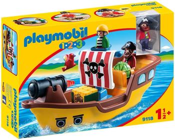 Playmobil 1.2.3 - Piratenschiff (9118)