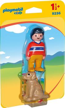 Playmobil 1.2.3 - Mann mit Hund (9256)