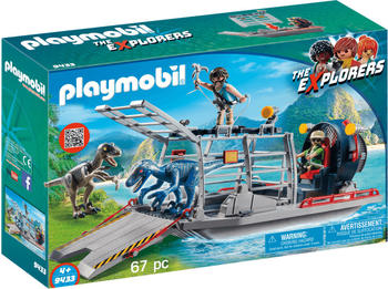 Playmobil The Explorers - Propellerboot mit Dinokäfig (9433)