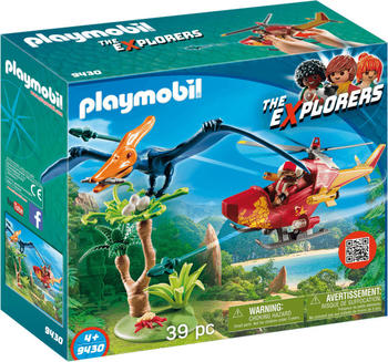 Playmobil The Explorers - Helikopter mit Flugsaurier (9430)