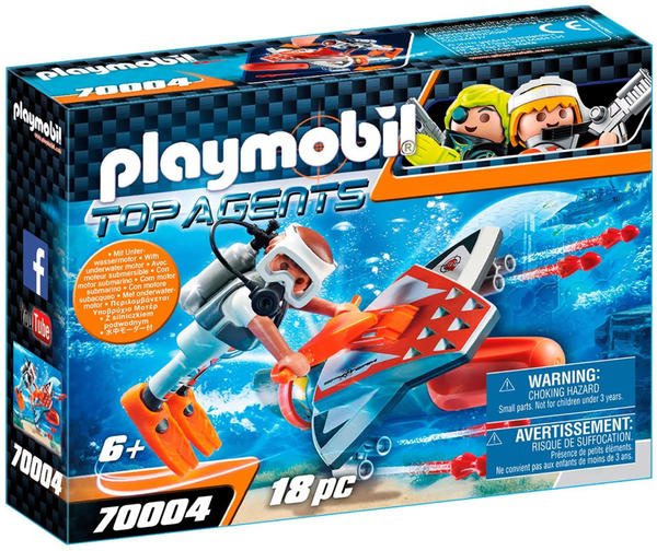 Playmobil Top Agents - Spy Team Underwater Wing (70004)
