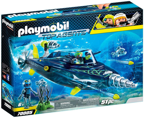 Playmobil Top Agents - Team S.H.A.R.K. Drill Destroyer (70005)