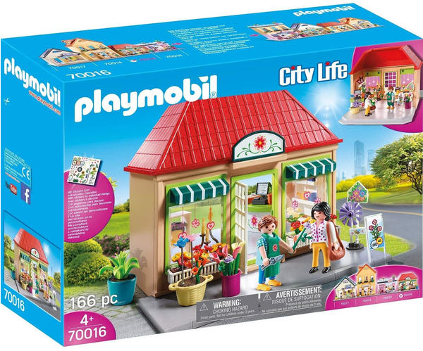 Puppenhaus Allgemeine Daten & Eigenschaften Playmobil City Life - Mein Blumenladen (70016)