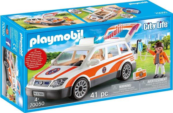 Playmobil City Life - Notarzt-PKW mit Licht und Sound (70050)